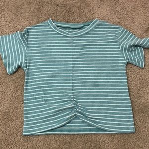 Target Art Class croped tee-shirt with bottom tie